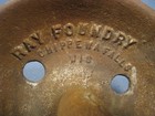 Rare Vintage Chippewa Falls Wis  Ray Foundry Boat Anchor 6 Lb  5 Oz 
