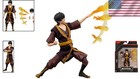 Avatar The Last Airbender Zuko  book One  4 5 Inch Scale Figure With Fire