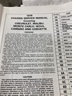 1980 Chevrolet Corvette Shop Manual Gm Factory Service Repair Book Oem C3