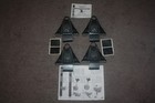 Set Of 4 Yakima Q-towers Roof Rack System Towers For Round Bars    no Locks 