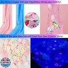 Vomkela Mermaid Slime Kit clear Slime Bucket Kids Birthday Party stress Relie