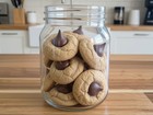 Homemade Peanut Butter Blossom Cookies - Fresh Baked Chocolate Kiss Cookies