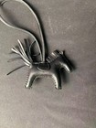 Hermes  Milo Lambskin Matte Alligator Touch Grigri Rodeo Horse Bag Charm Pm