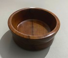 Thick Hand Turned Black Walnut Wooden Bowl  4 75-inch Diameter   made In Oregon 
