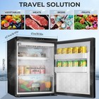 12v 24v 240v Car Refrigerator Freezer 68qt Truck Rv Office Fridge App Control