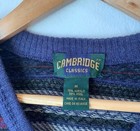 Vtg Cambridge Wool Mix Vest Men   s Medium