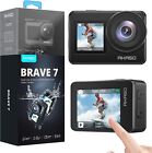 Akaso Brave 7 4k30fps 20mp Wifi Action Camera Touch Screen Sport Camera  Ipx7