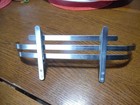 Vtg Star Diner hotel Table bar Menu Holder Stainless Soda Ice Cream Shop Cafe