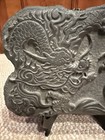 Black Inkstone Dragon Carving - Made In Korea