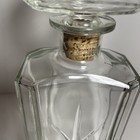 Vintage Schenley Starburst Mcm Glass Whiskey Bottle Decanter Cork Top