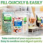 Size 5 Clear Empty Gelatin Pill Capsules Kosher Gel Caps Gluten-free Usa Made 