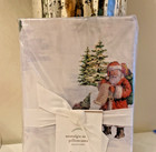 Pottery Barn Holiday Christmas Santa Nostalgic Pillowcase Rudolph Kids Set 2  