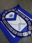 Masonic Blue Lodge Officer Worshipful Master Apron  Silver Chain Collar