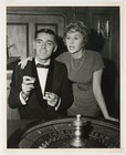 John Vivyan  Barbara Stuart 1959 Mr Lucky Tv Show Type Cbs 1 Photo J15348