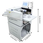 110v 13in Digital Creasing Machine Full Automatic Creasing Machine Touch Screen