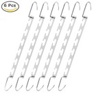 6 Pack Metal Wonder Closet Hanger Organizer Hook Space Saving Clothes Rack New