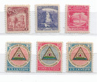 1890-1900  El Salvador 11x Mint Hinged Postage Stamps Og   14-907