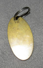 Authentic Vtg 1976 Savoy Grill London Brass Key Fob Chain England Lowell Sigmund