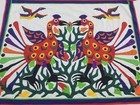 Vintage African Applique Work Folk Art Wall Tapestry 105x79cm