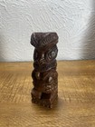 Maori Tiki Wood Carving Protection And Good Fortune