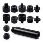 13-pack Microphone Stand Adapter Screws  3 8 To 5 8   1 4 Threaded Mounts  Black