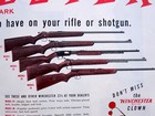 1951 Excellent Condition Winchester 22 Rifle Shotgun 2-page Spread Print Ad