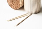 Bamboo Wooden Toothpicks  1000-piece Large Wood Round Toothpicks Holder Containe