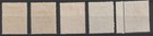 1941 Montenegro Italian Occupations Revenue Stamps 5 V  Mixed Photo Mf125398