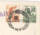 1957 Papua New Guinea Cover Port Moresby To Usa M V Mary Rose Ship Mail