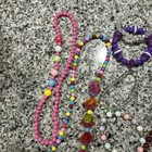 Bundle Of 3 Adorable Girl Necklaces And 5 Different Cute Bracelets