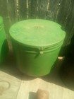 John Deere Vintage Antique 4-row Corn Bean Seed Planter Box Original Flower Art