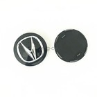 4x Black With Chrome Logo Wheel Center Hub Caps For Acura Size 69mm 2 71 