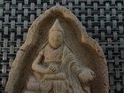 Antique Mongolian Tibetan Buddhist Clay Tsa Tsa