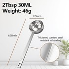 2 Tablespoon Stainless Steel Coffee Scoop - Perfect Measuring Spoon For Ground 