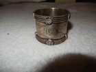 Theodore R  Starr New York Art Deco Heavy Sterling Silver Napkin Ring 59 Grams 