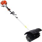 52cc 2 Stroke Snow Sweeper Gasoline Powered Broom Sweeper Broom Brush Black