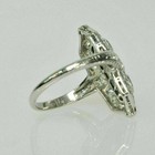 Art Deco Style 3 Ct Lab Created Diamond Milgrain Engagement 14k Gold Finish Ring