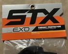 Stx Lacrosse Exo Throat Protector - Black - One Size Fits All - New