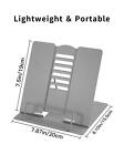Blizzow Desk Book Stand Holders For Reading Hands Free  Durable Metal Adjusta   