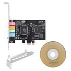 Pcie Sound Card 5 1  Pci Express Surround Card 3d Stereo Audio With High Sounds