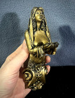 Figurehead With Seashell Nautical Golden Statue Ocean Mermaid Erotic Sailboat