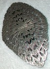 Vintage French Silver Toned Art Nouveau Metal Filigree Hair Barrette France