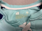 Xersion Junior Large 14 Sweater Girl Power Teal Blue Long Sleeve