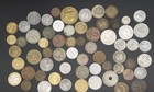 Vintage Coins Europe Africa Asia Lot Over 60 Coins