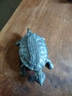 Antique Brass Turtle Matchsafe Striker Grand Rapids Michigan