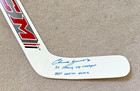 Chris Osgood Signed Autographed Hockey Goalie Stick Jsa Detroit Red Wings 3x Cup