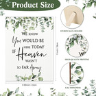 Memorial Table Sign For Wedding  Wooden Decor Loving Memory For Ceremony