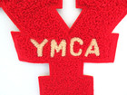 Vintage 1950 s Ymca Young Men s Christian Assoc  Chenille Varsity Letter Patches