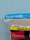 Hanes Men s Tagless 6 Pack Boxer Briefs Comfortflex Waistband M 32-34 Multicolor