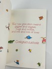 Vintage Hallmark New Grandson Greeting Card Baby Toys Alarie Tennille Art